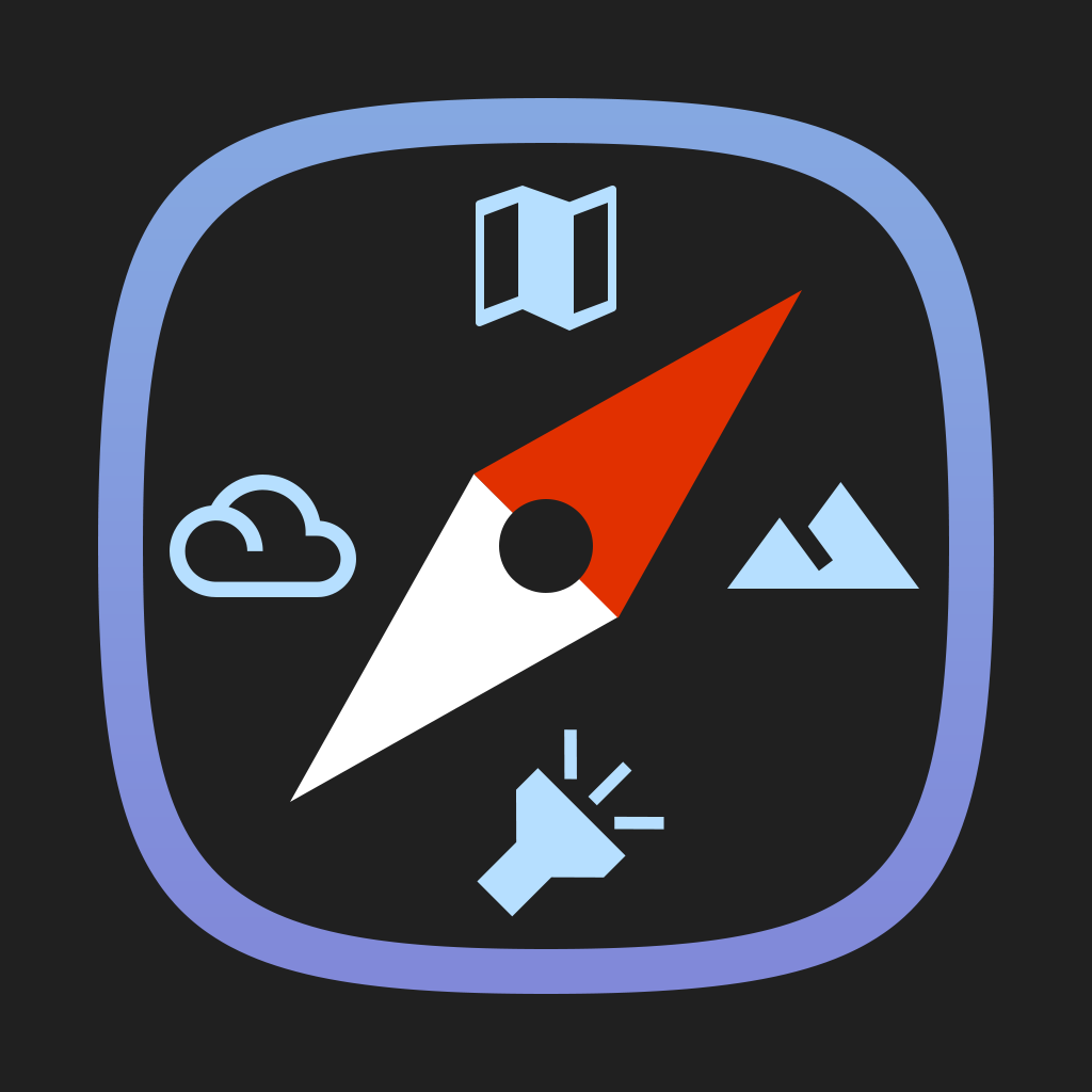 Compass X - GPS Magnetic North App Icon