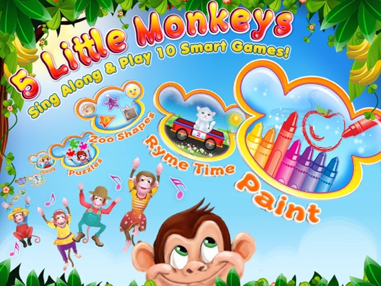 Screenshot #4 pour 5 Little Monkeys: Songs & More