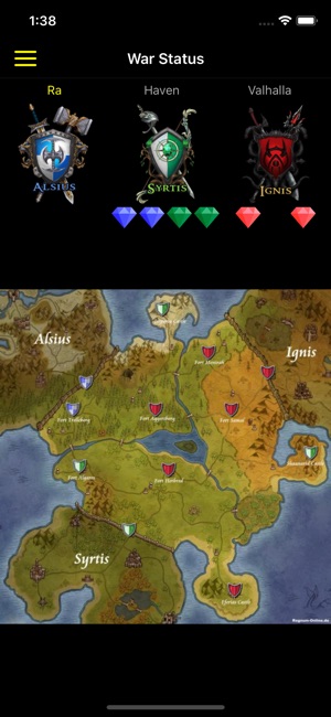 War Status for Regnum