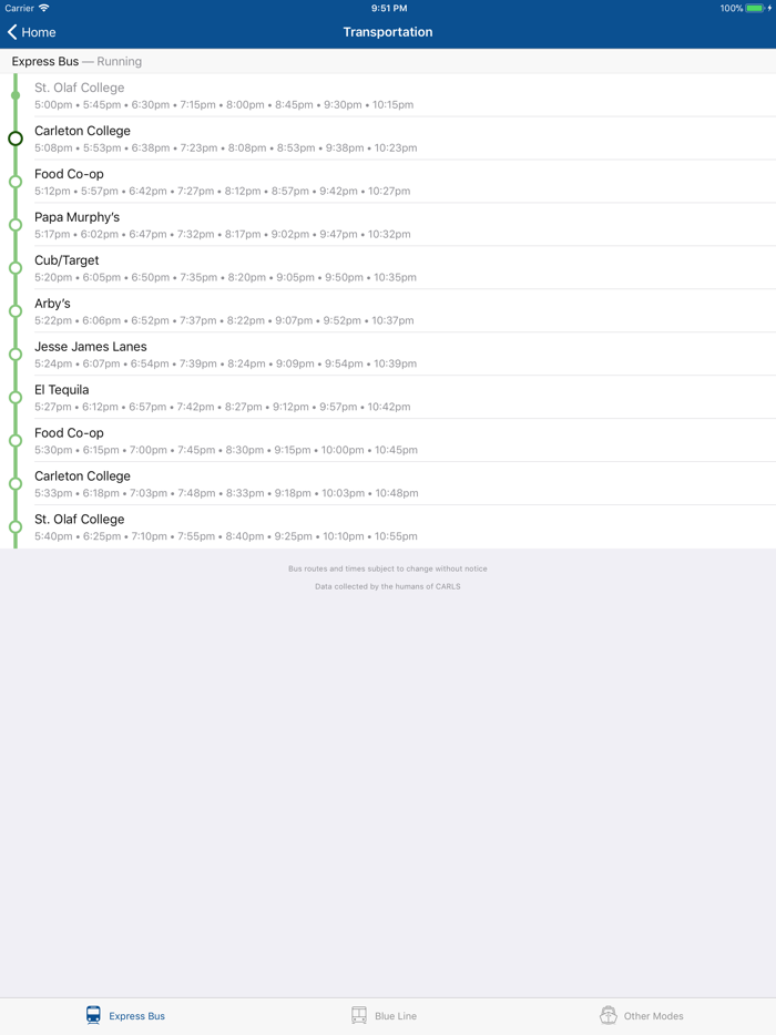 CARLS Carleton in your pocket