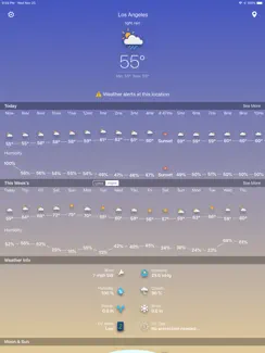 The Weather Forecast App iPad image 1