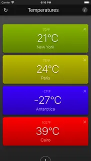 How to cancel & delete temperatures app 2