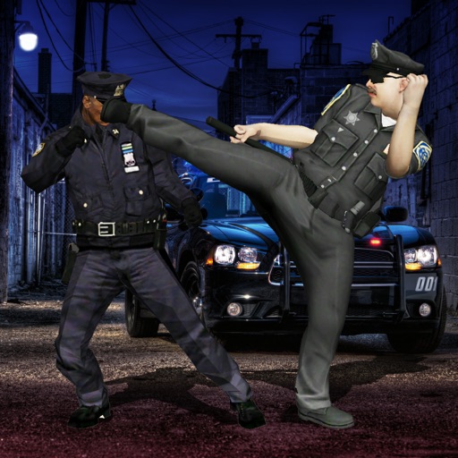 Police Karate Fighting Warrior icon