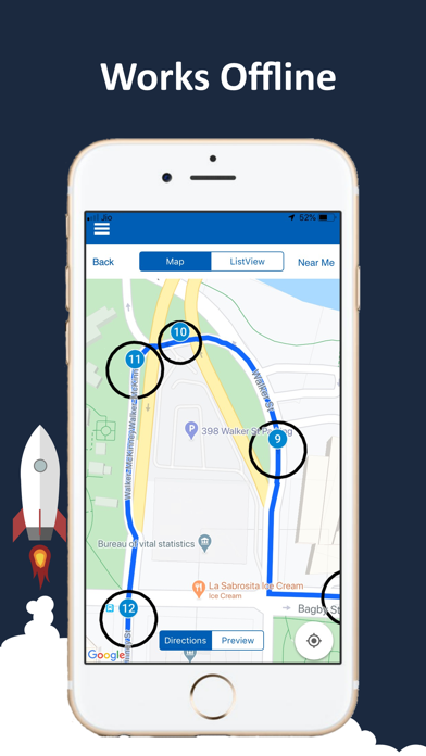 Houston Audio GPS Driving Tour Screenshot