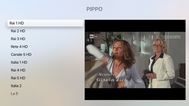 Screenshot #2 pour iP Television Mediacenter