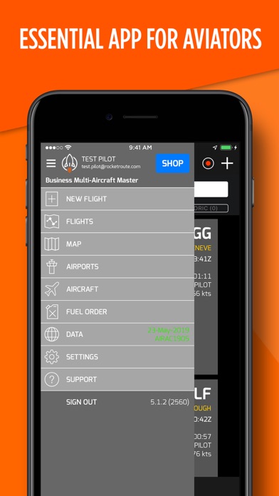 RocketRoute FlightPlan Screenshot