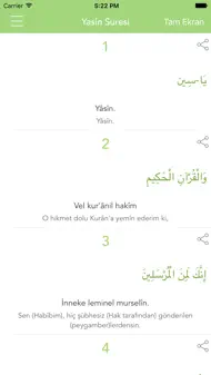 Yasin Suresi Yasin-i Şerif PRO iphone resimleri 1