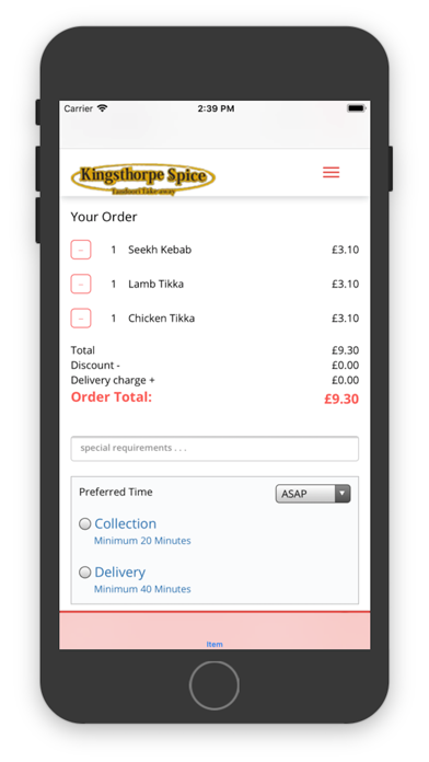 Kingsthorpe Spice Takeaway screenshot 3