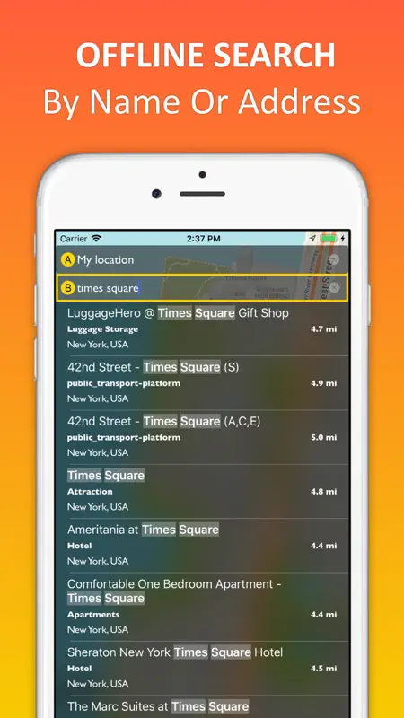 New York City - offline map screenshot 4 of 5