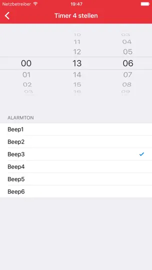 Screenshot von Rallye Timer auf dem iPhone 2