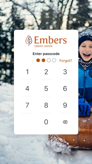 Embers Credit Union Screenshot