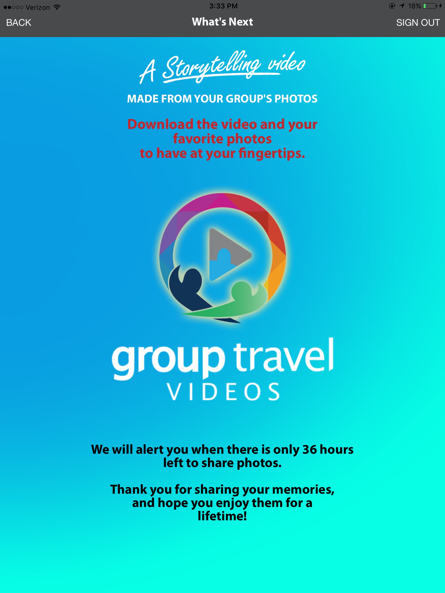 Group Travel Videos screenshot 3