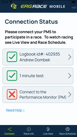 ErgRace Online screenshot 2