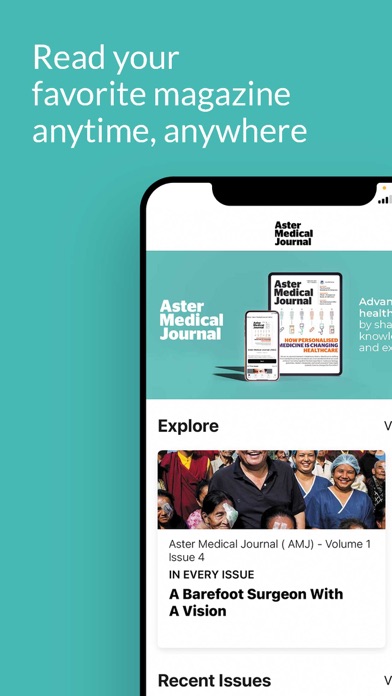 Aster Medical Journal Screenshot