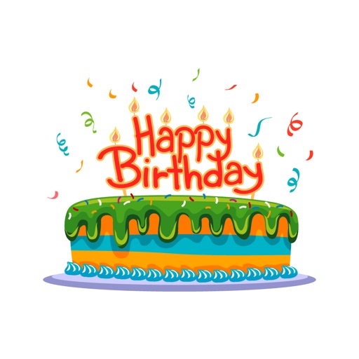 Birthday Party Cake Happy Wish iOS App
