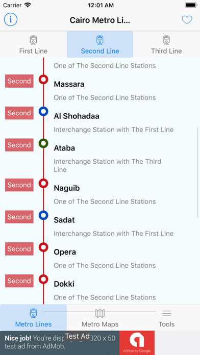 Egypt Cairo Metro Maps screenshot 2