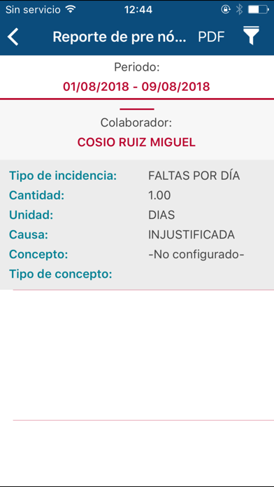 Fortia Gestión Screenshot