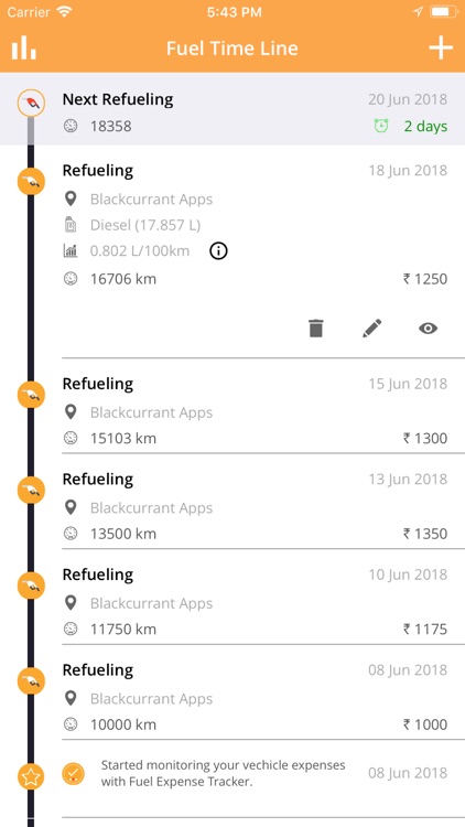 Fuel Expense Tracker