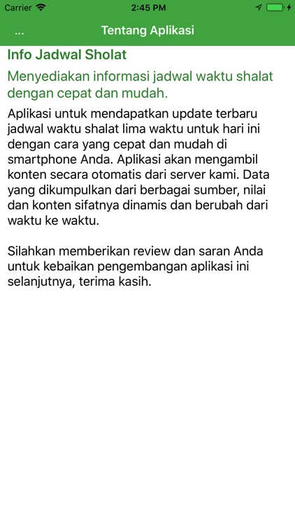 Info Jadwal Shalat screenshot-4