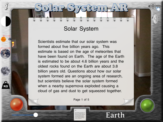 The Solar System - AR app screenshot 3