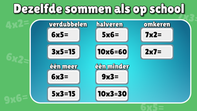 Tafels oefenen - leren rekenen Screenshot