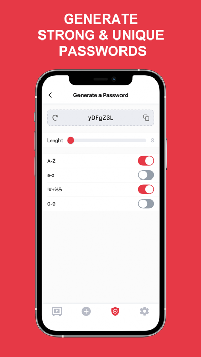 Safe+ : Password Manager Screenshot