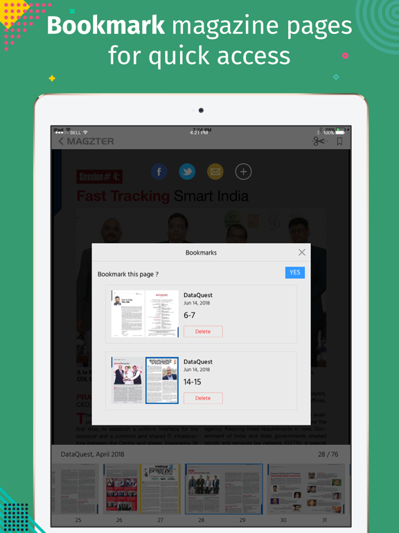 DataQuest iPad screenshot