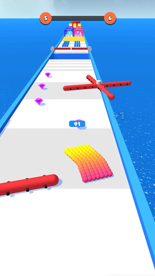 #3. Canvas Run (iOS) 由: Voodoo