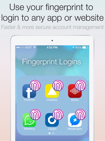 Fingerprint Login:PassKey Lockのおすすめ画像1