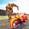 Flying Robot War: Tron Bike 3d icon