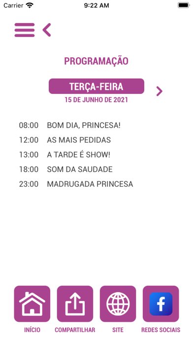 Rádio Princesa Screenshot