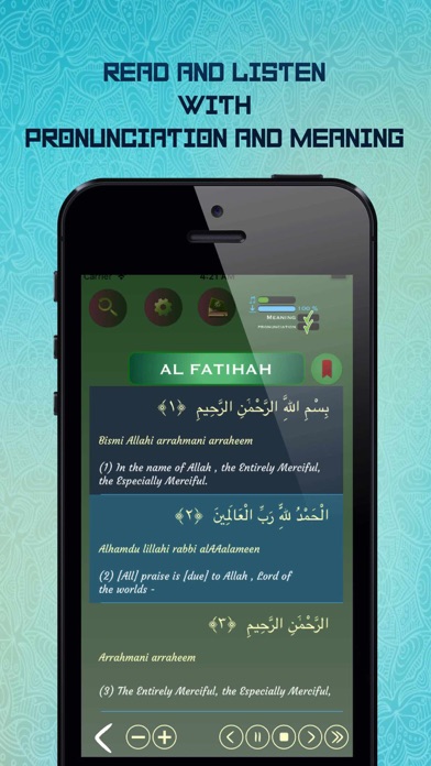 Offline Quran Audio Reader Pro screenshot 2