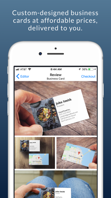 Impress: Business Card Maker Screenshot