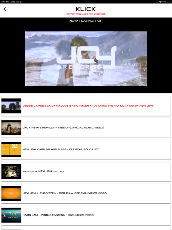 Screenshot #6 pour KLICK MUSIC