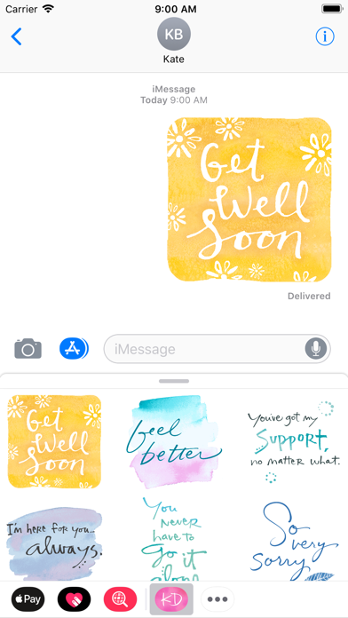 Screenshot #2 pour Kathy Davis Stickers