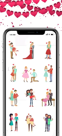 Game screenshot Animated Cute Couple Love apk