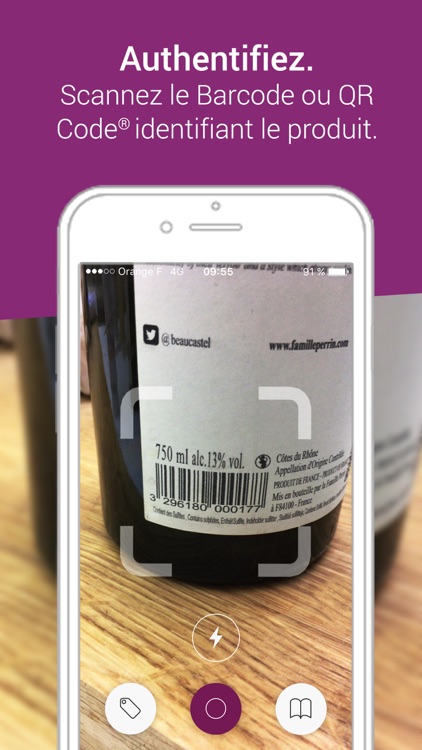 Vincod. Scan vins & champagnes