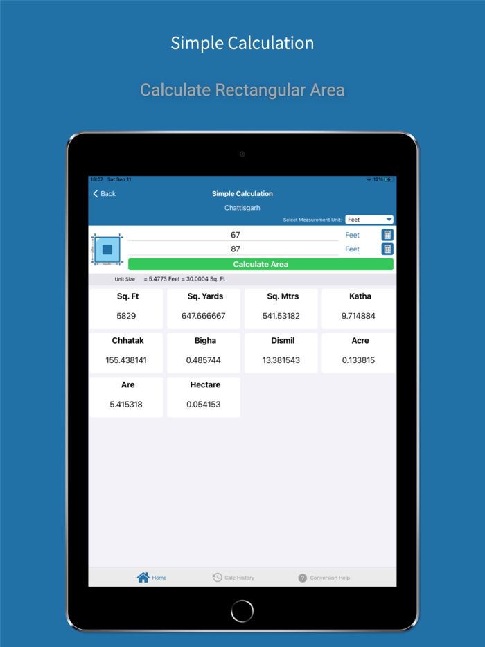 Land Calculator and Convertor