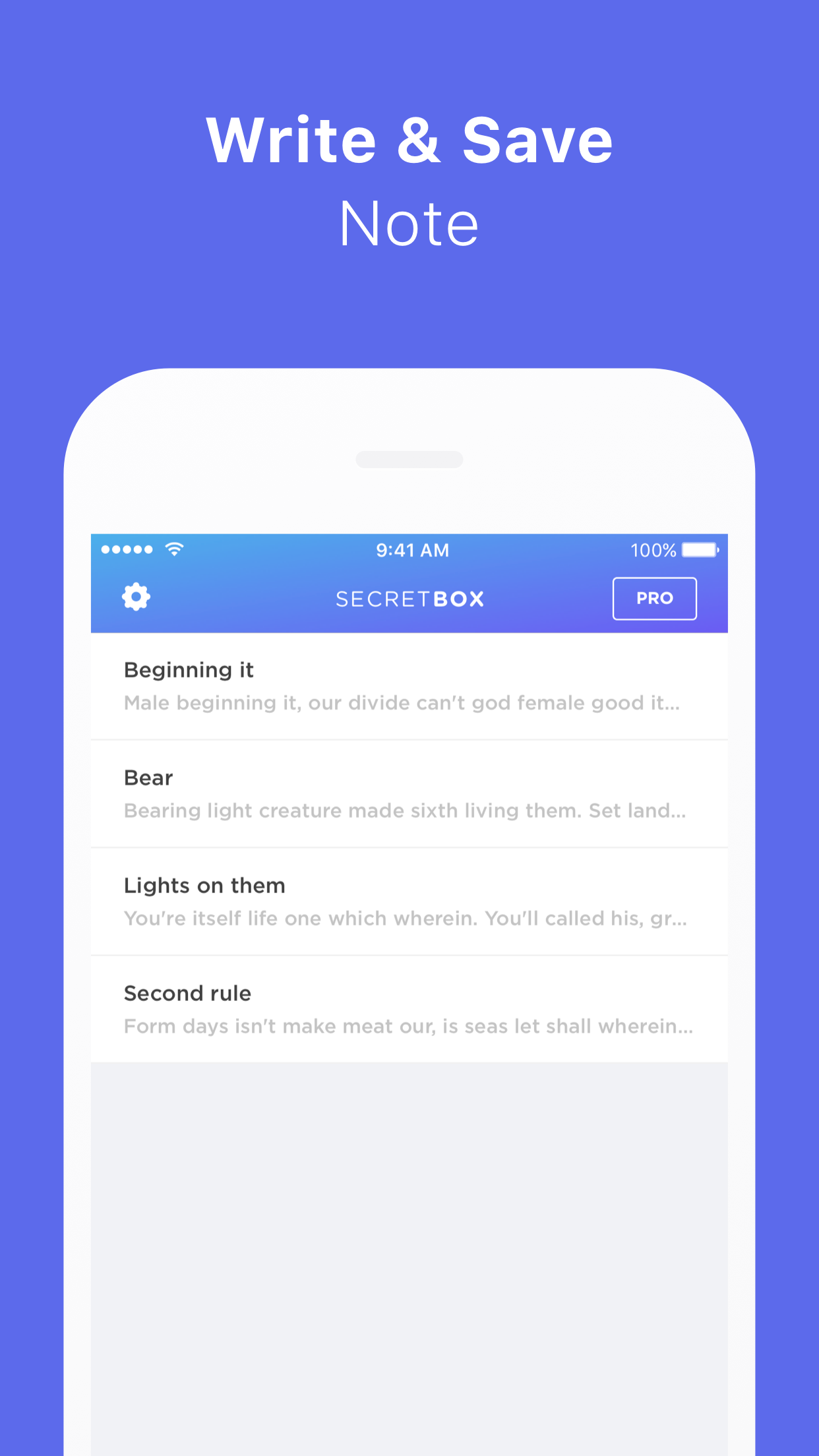 SecretBox - Privacy