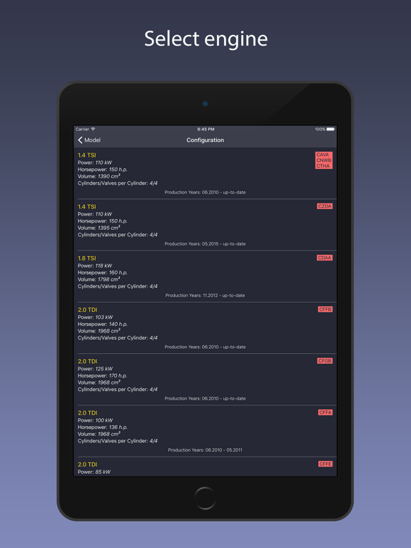 Screenshot #2 for TechApp for SEAT