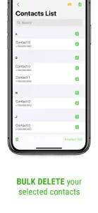 Contacts - Multi Clean, Backup screenshot #6 for iPhone