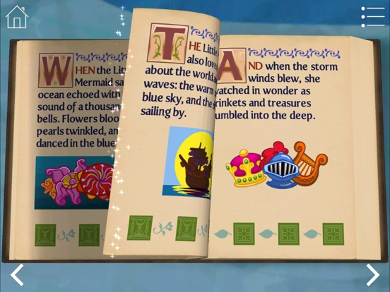 StoryToys Little Mermaid iPad app afbeelding 3