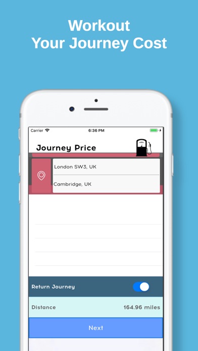Journey Price Calculator - UK screenshot 2