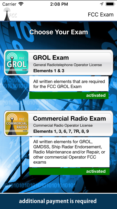 FCC Exams Screenshot