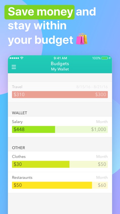 Moneon – My Budget and Expense screenshot-3