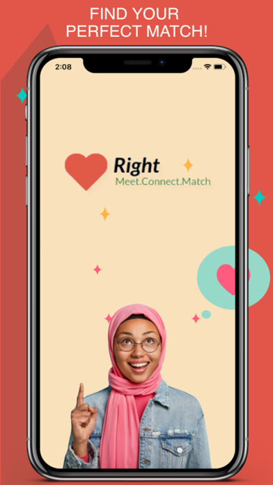 Right - Muslim Social App Screenshot