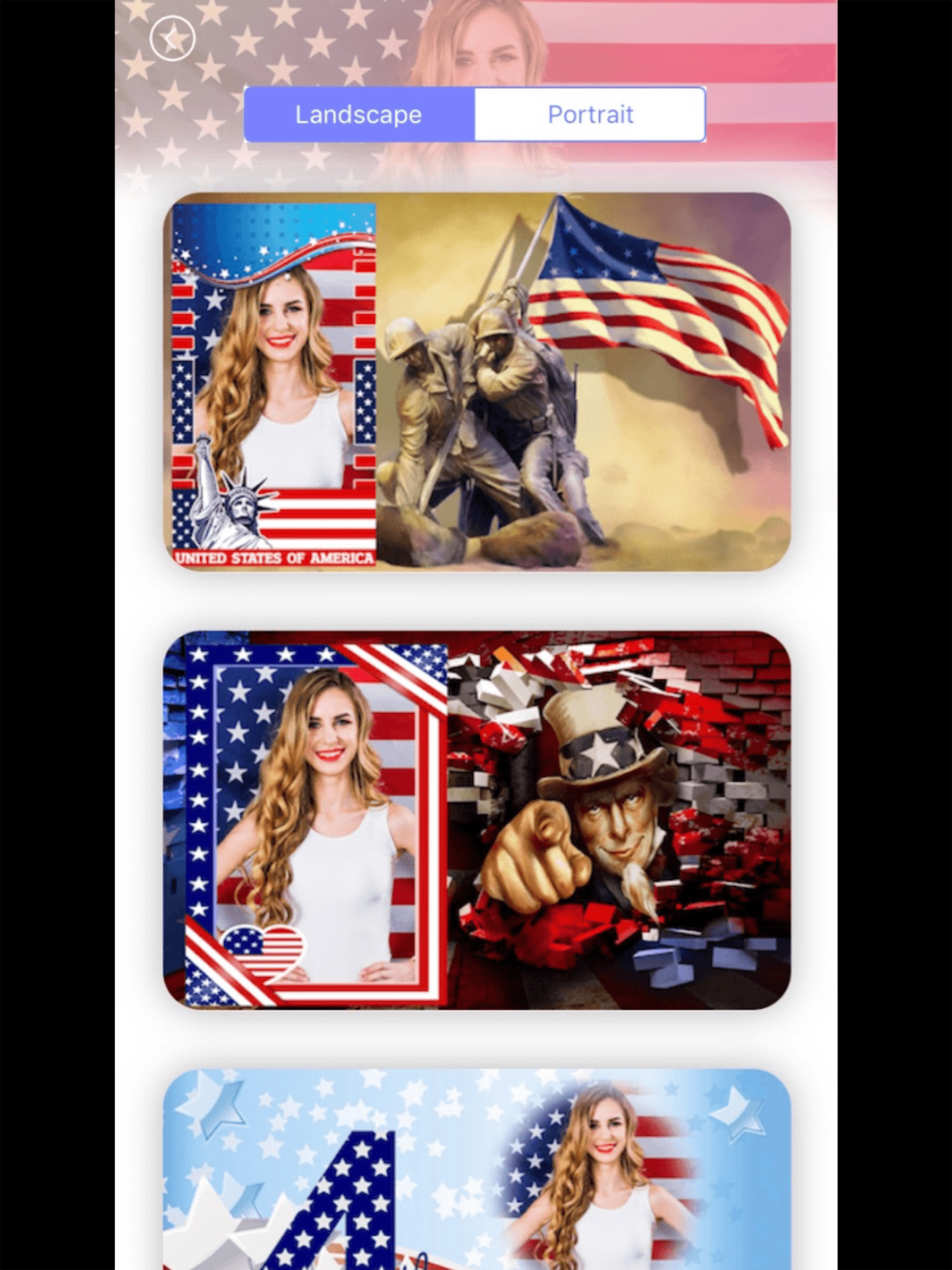 4th of July Day Photo Frames