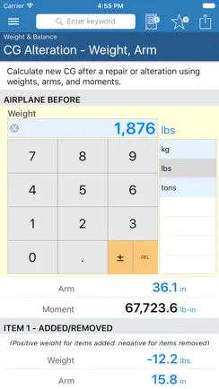Pilot Calcs iPhone image 2