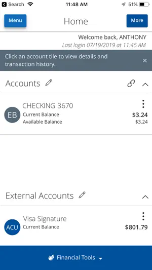 Exchange Bank Mobile Banking screenshot 2