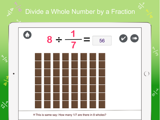 Fractions Using Visual Models iPad screenshot
